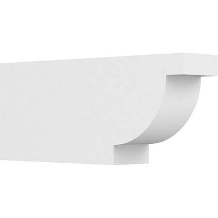 Ekena Millwork Standard Alpine Architectural Grade PVC Rafter Tail, 5"W X 10"H X 24"L RFTP05X10X24ALP